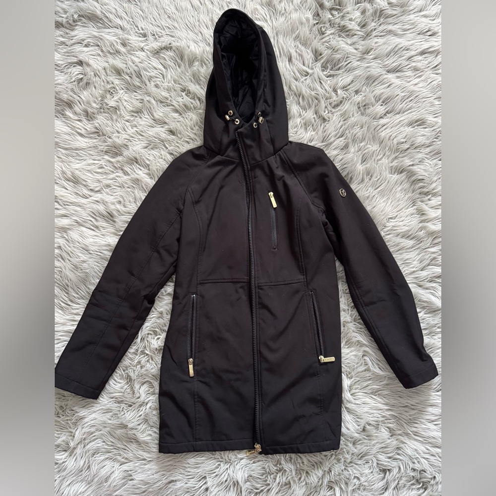 Calvin Klein Black Jacket with Gold Accents